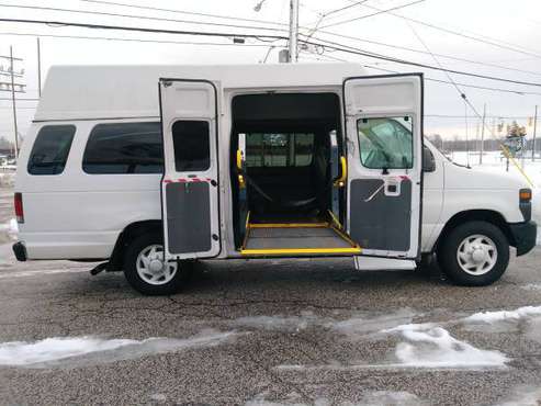 FORD ECONOLINE E350 EXTENDED HIGH TOP WHEELCHAIR VAN 67878 MILES -... for sale in Brook Park, OH
