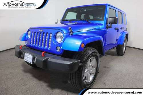 2016 Jeep Wrangler Unlimited, Hydro Blue Pearlcoat for sale in Wall, NJ