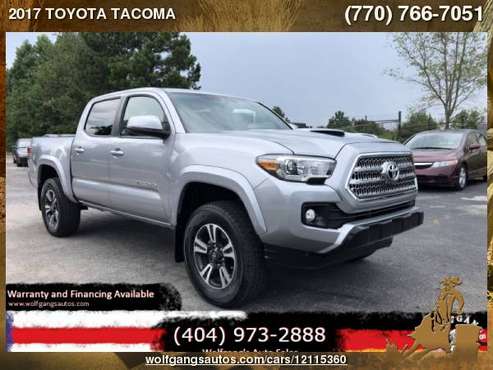 2017 TOYOTA TACOMA DOUBLE CAB Great Cars, Great Prices, Great... for sale in Duluth, GA