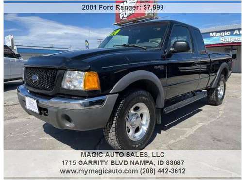 SMALL TRUCK 2001 FORD RANGER XLT SUPERCAB 4WD - - by for sale in Nampa, ID