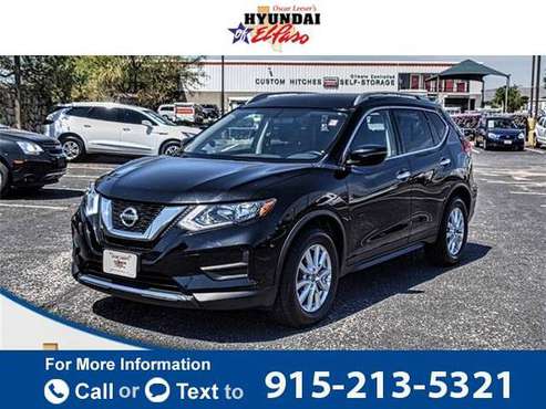 2017 Nissan Rogue SV suv Magnetic Black - cars & trucks - by dealer... for sale in El Paso, TX