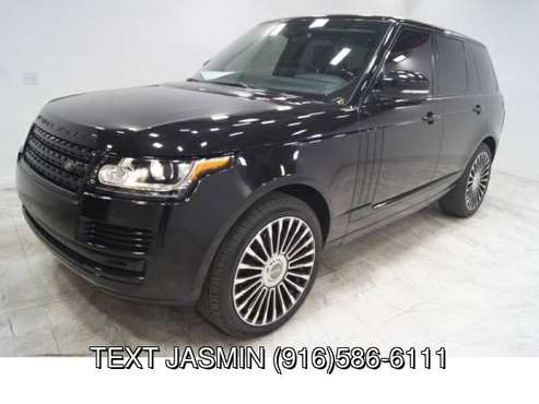 2014 Land Rover Range Rover 4x4 LOW MILES LOADED WARRANTY BLACK... for sale in Carmichael, CA