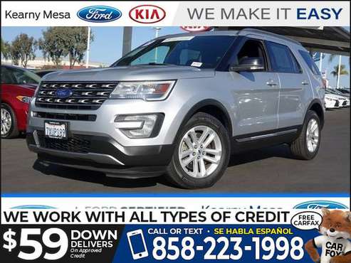 2017 Ford Explorer XLT - cars & trucks - by dealer - vehicle... for sale in San Diego, CA