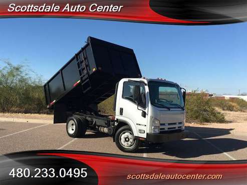 *2010 Isuzu NRR Tilt Cab, 19500 GVW*5.2L L4 Diesel 12' Dump Box*Clean, for sale in Scottsdale, AZ