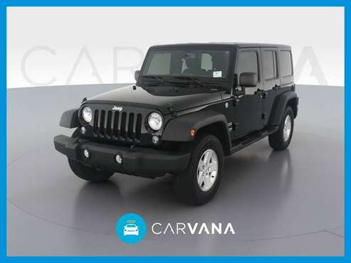 2018 Jeep Wrangler Unlimited Sport S (JK) Sport Utility 4D suv Black for sale in milwaukee, WI