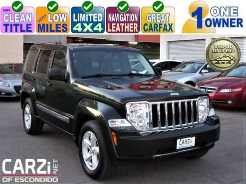 2011 Jeep Liberty 4X4 Limited 1 Owner Clean Title 57K Miles RV Ready! for sale in Escondido, CA