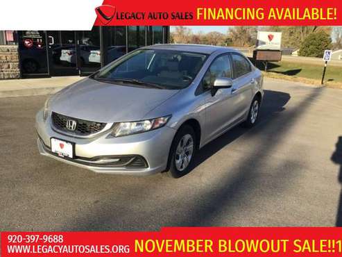 2014 HONDA CIVIC LX - cars & trucks - by dealer - vehicle automotive... for sale in Jefferson, WI