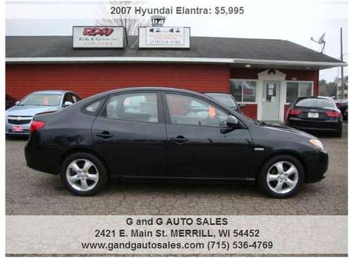 2007 Hyundai Elantra Limited 4dr Sedan 99639 Miles for sale in Merrill, WI