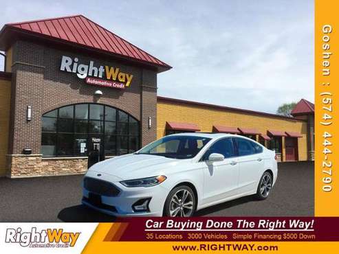 2019 Ford Fusion Titanium - cars & trucks - by dealer - vehicle... for sale in Goshen, IN