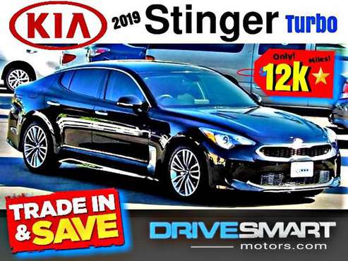 "ONLY 12K MILES" 😍 RARE 2019 KIA STINGER! BLACK on BLACK TURBO!! -... for sale in Orange, CA