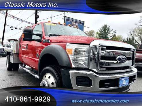 2011 Ford F-550 Crew Cab FLAT BED XLT 4X4 DRW - - by for sale in Finksburg, NY