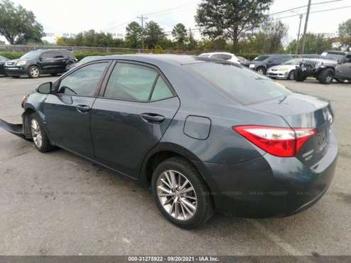 2015 Toyota Corolla LE Grey - Damaged for sale in Jamestown, NC