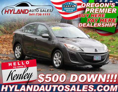 2011 MAZDA 3 i-TOURING *ONLY $500 DOWN @ HYLAND AUTO SALES! - cars &... for sale in Springfield, OR