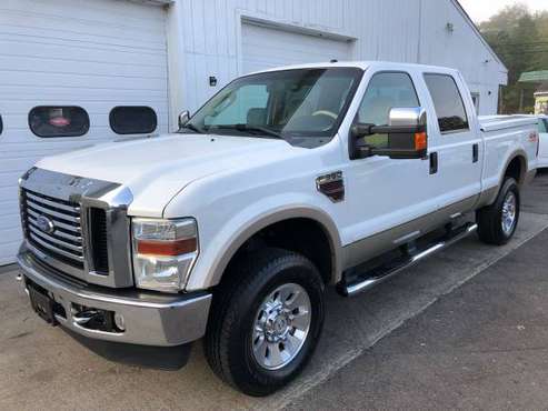 2008 Ford F-350 Lariat Crew Cab 4x4 Diesel - Spotless One Owner New... for sale in binghamton, NY