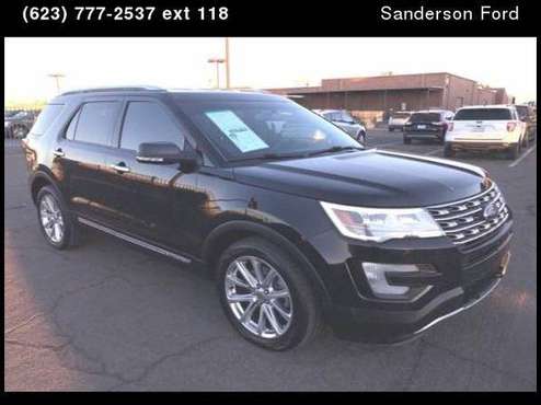 2016 Ford Explorer Limited 4WD Shadow Black - cars & trucks - by... for sale in Glendale, AZ