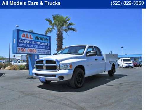 2004 DODGE RAM 2500 QUAD CAB SERVICE UTILITY WORK TRUCKS - cars & for sale in Tucson, AZ