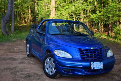 2005 PT Cruiser convertible (metallic blue) - - by for sale in Raleigh, NC