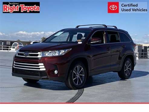 Certified 2019 Toyota Highlander XLE/10, 901 below Retail! - cars for sale in Scottsdale, AZ