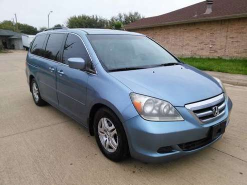 2007 HONDA ODYSSEY EXL FULLY LOADED WITH LEATHER SUNROOF POWER DOORS... for sale in Mesquite, TX