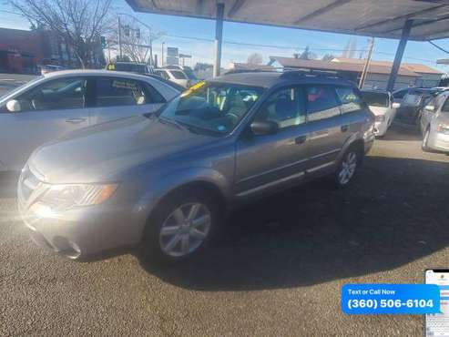 2008 Subaru Outback 2.5i AWD 4dr Wagon 4A - cars & trucks - by... for sale in Mount Vernon, WA