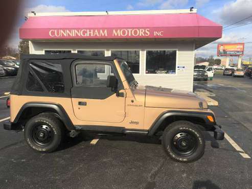 1999 JEEP WRANGLER 5 SPEED - cars & trucks - by dealer - vehicle... for sale in URBANA, IL