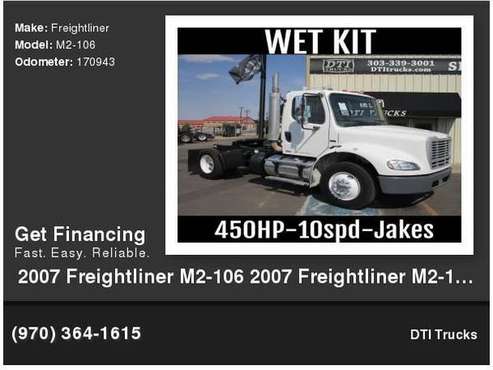 2007 Freightliner M2-106 Single Axle Day Cab, MBE 4000 Engine, 450HP, for sale in Wheat Ridge, CO