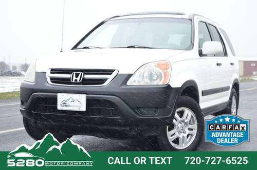 2004 Honda CR-V EX 2-OWNER ACCIDENT-FREE WELL-MAINTAINED ALL-WHEEL for sale in Longmont, CO