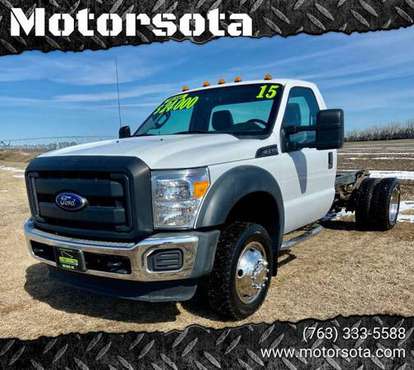 2015 Ford F-450 Regular Cab V10 Cab & Chassis LOW MILES - cars & for sale in Becker, MN