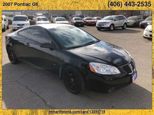 2007 Pontiac G6 2dr Cpe GT - cars & trucks - by dealer - vehicle... for sale in Helena, MT
