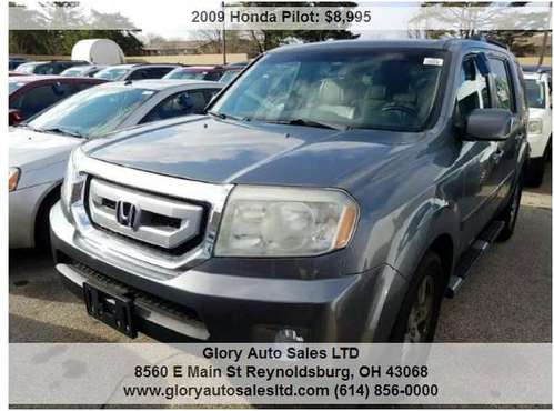 2009 HONDA PILOT EXL AWD 131000 MILES SUNROOF LEATHER 3RD ROW $8995... for sale in REYNOLDSBURG, OH