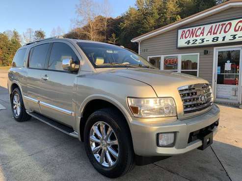 2008 Infiniti QX56 4x4 3rd Row SUV loaded sunroof DVD captains... for sale in Cleveland, TN
