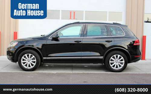 2012 VW Touareg SPORT 4WD *Black on Black* - cars & trucks - by... for sale in Fitchburg, WI
