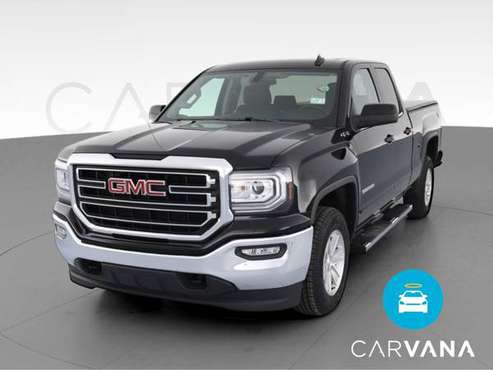 2018 GMC Sierra 1500 Double Cab SLE Pickup 4D 6 1/2 ft pickup Black... for sale in Hickory, NC