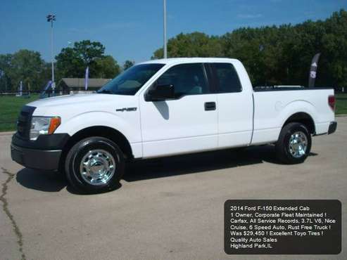 2014 Ford F-150 SuperCab F150 1 Owner New Tires Carfax 1 Owner Ext Cab for sale in Highland Park, IN