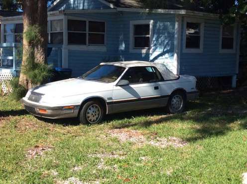 ‘88 LeBaron convertable - cars & trucks - by owner - vehicle... for sale in Bradenton Beach, FL