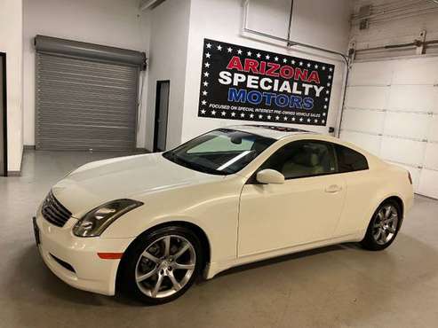 2005 Infiniti G35 Coupe 76k mi Ivory Pearl One Owner None BETTER!!!... for sale in Tempe, AZ