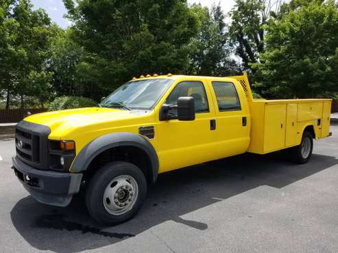 08' Ford F450 Utility-Dually Crew Cab, 6.4LDiesel-4x4-1 Owner-Low... for sale in Candler, NC