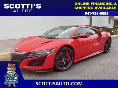 2017 Acura NSX ONLY 2K MILES~ CLEAN CARFAX~ CURVA RED/ SADDLE... for sale in Sarasota, FL