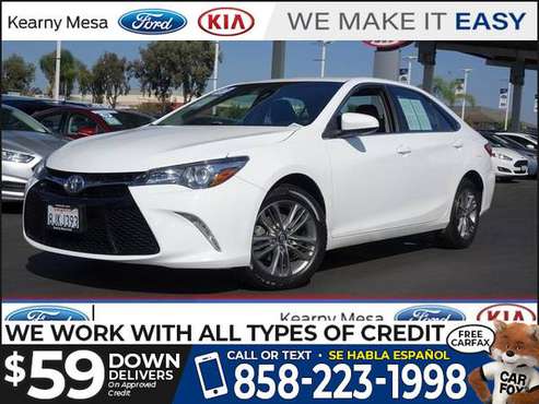 2017 Toyota Camry SE - cars & trucks - by dealer - vehicle... for sale in San Diego, CA
