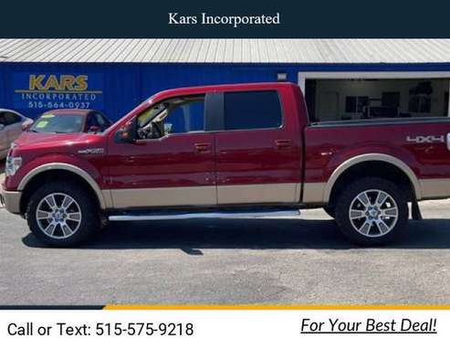 2014 Ford F150 SUPERCREW 4WD pickup Red - - by dealer for sale in Pleasant Hill, IA