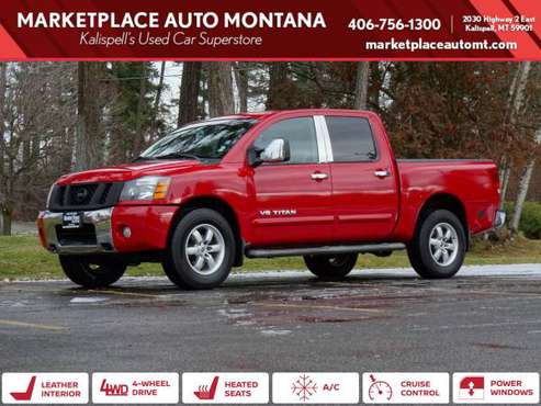 2005 NISSAN TITAN CREW CAB 4x4 4WD LE PICKUP 4D 5 1/2 FT Pickup... for sale in Kalispell, MT