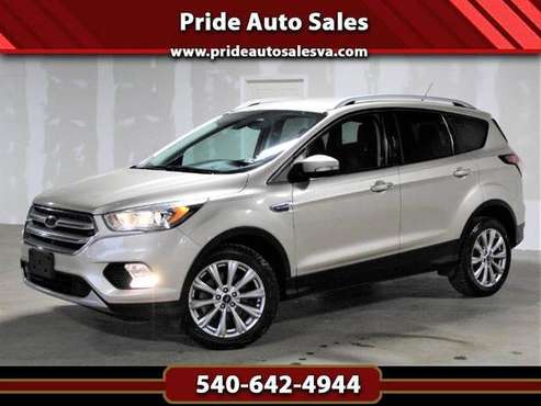 2017 Ford Escape Titanium 4WD - cars & trucks - by dealer - vehicle... for sale in Fredericksburg, District Of Columbia