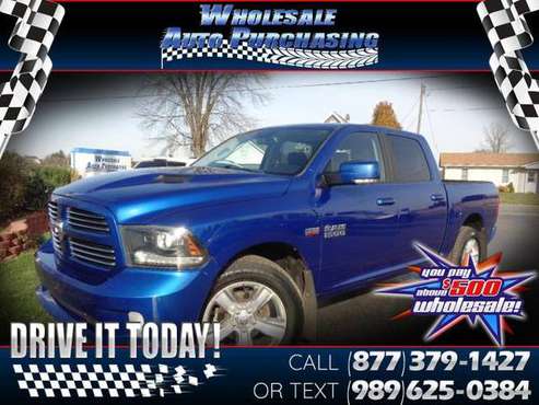 2015 RAM 1500 4WD Crew Cab 140.5 Sport - cars & trucks - by dealer -... for sale in Frankenmuth, MI