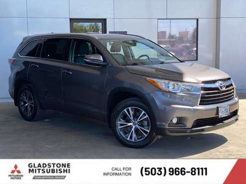 2016 Toyota Highlander AWD All Wheel Drive XLE V6 SUV - cars & for sale in Milwaukie, OR