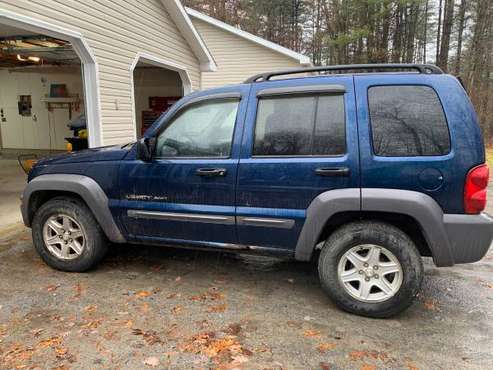 2002 JEEP LIBERTY SPORT V6 4X4 AUTOMATIC 137K - cars & trucks - by... for sale in Fort Edward, VT