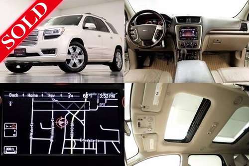 HEATED COOLED LEATHER! 2015 GMC ACADIA DENALI AWD SUV White for sale in Clinton, AR