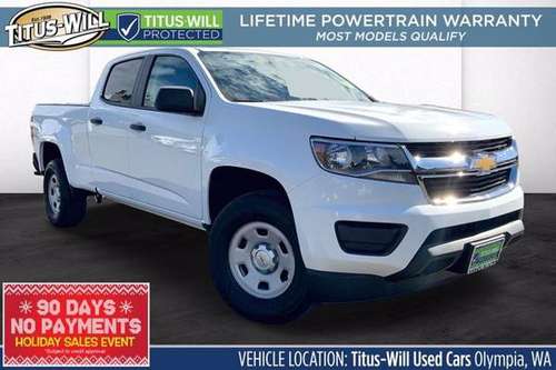 2017 Chevrolet Colorado Chevy Truck 2WD WT Crew Cab - cars & trucks... for sale in Olympia, WA