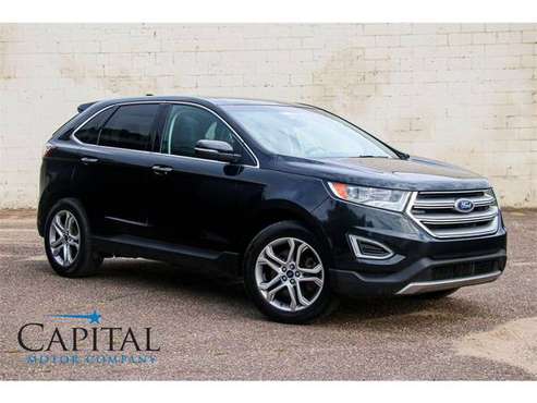2015 Ford Edge Titanium w/Huge Panoramic Vista Roof, Navigation, etc! for sale in Eau Claire, WI