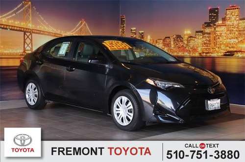 *2018* *Toyota* *Corolla* *LE* - cars & trucks - by dealer - vehicle... for sale in Fremont, CA