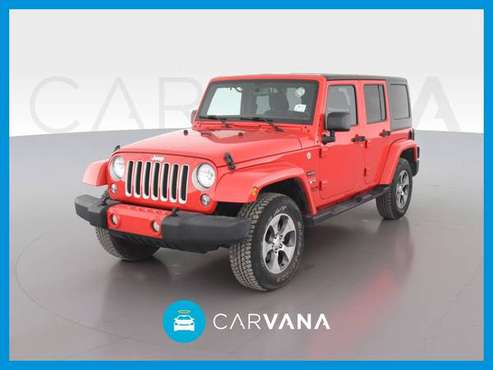 2016 Jeep Wrangler Unlimited Sahara Sport Utility 4D suv Red for sale in NEW YORK, NY